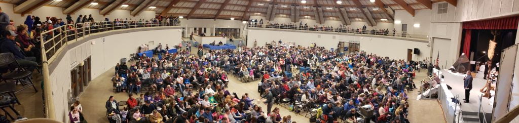 Panorama of crowd for Operation Arctic