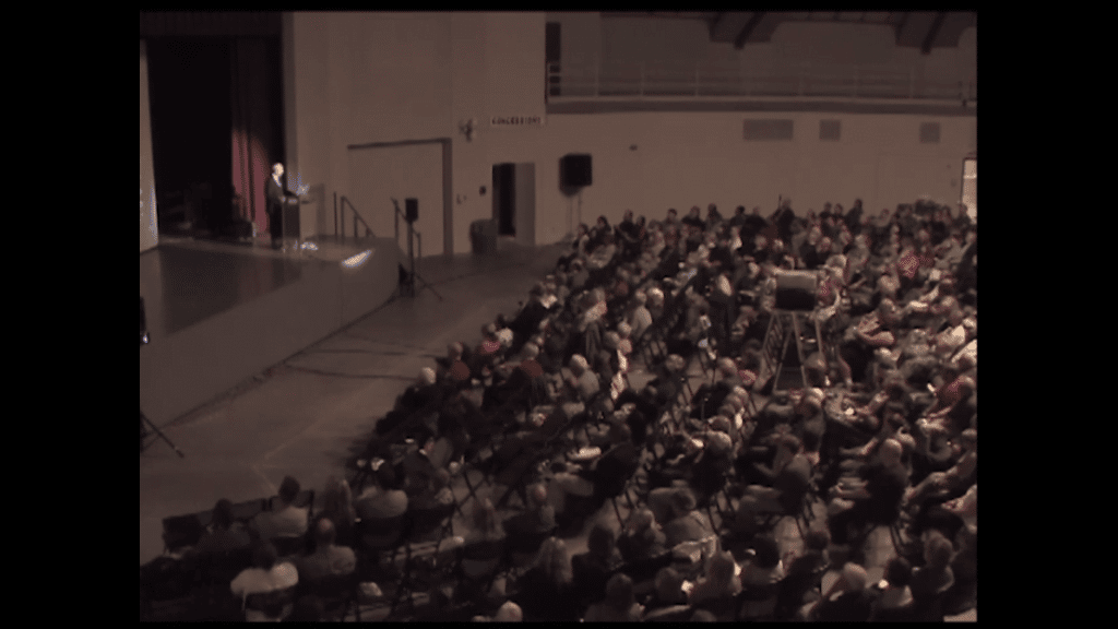 Mike Gendron speaking at the 2015 VCY Rally in Waukesha