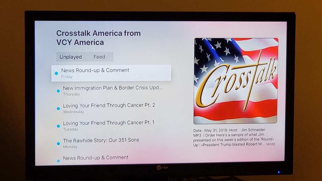 VCY Crosstalk Podcast